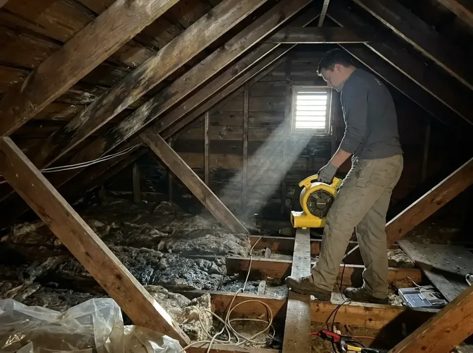 attic-water-damage-drying-proc-007 — frequently asked questions, Emergency Water Extraction & 24/7 Flood Response in Gassvil…